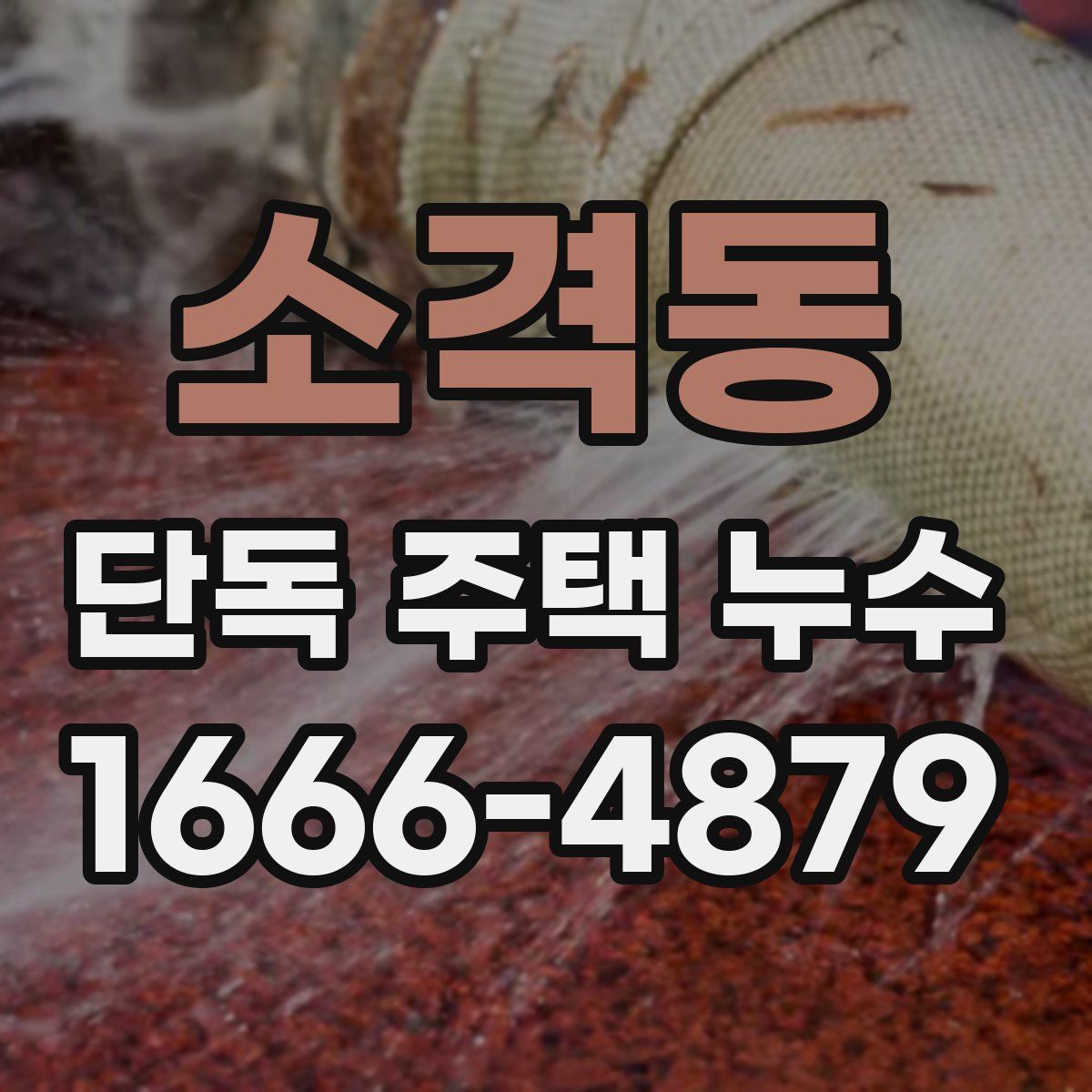소격동 단독 주택 누수