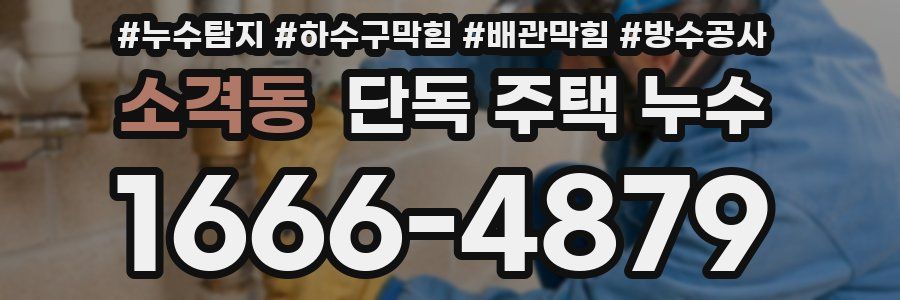 소격동 단독 주택 누수