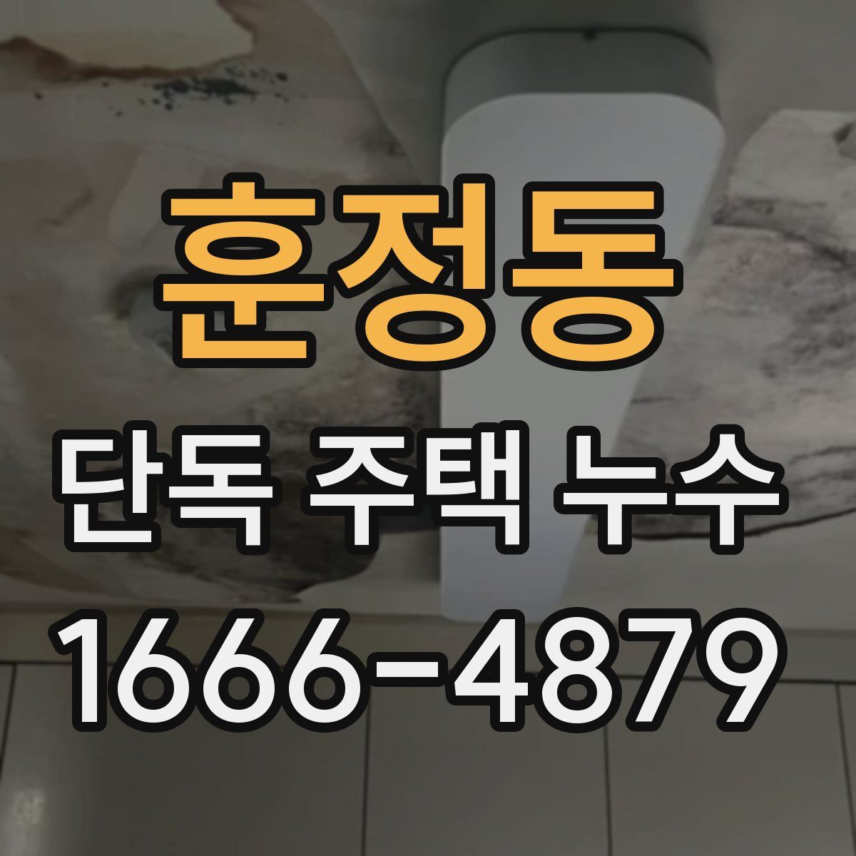 훈정동 단독 주택 누수
