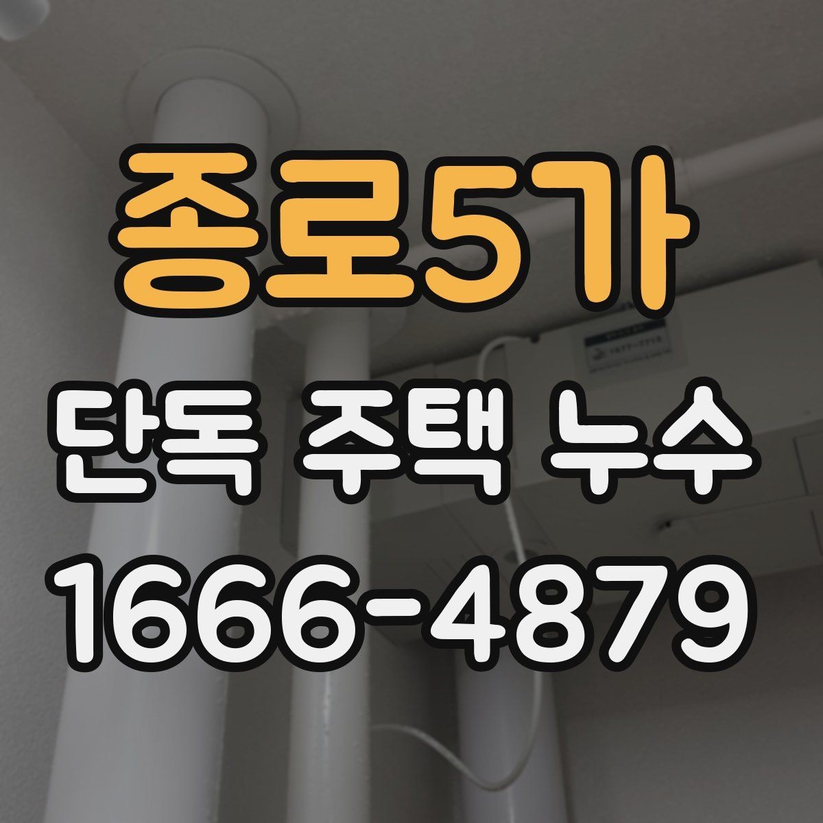 종로5가 단독 주택 누수 바닥 젖음이 반복될 때 확인할 점