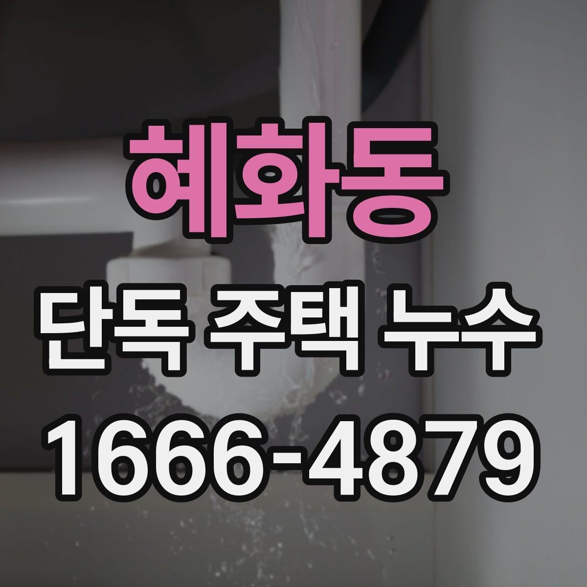 혜화동 단독 주택 누수 실측 전 확인할 사항