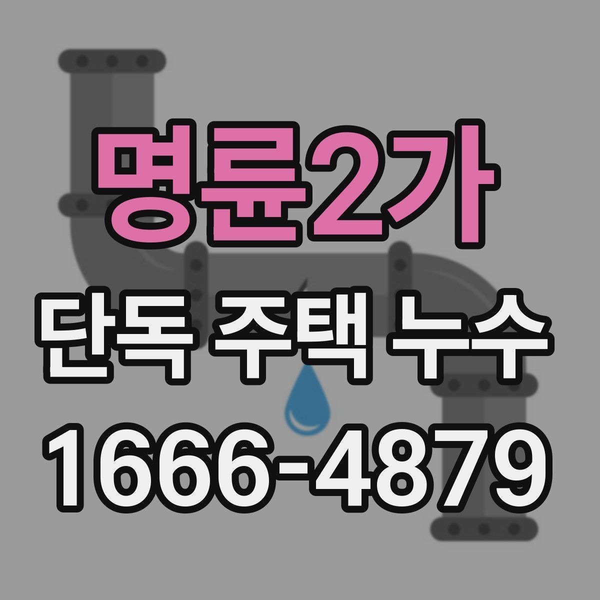 명륜2가 단독 주택 누수