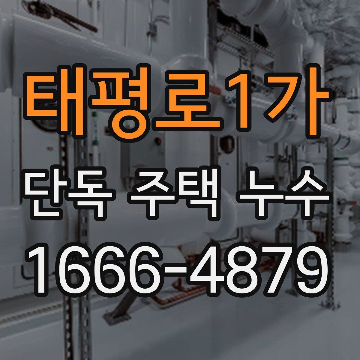 태평로1가 단독 주택 누수 공사 일정 잡기 전 확인사항