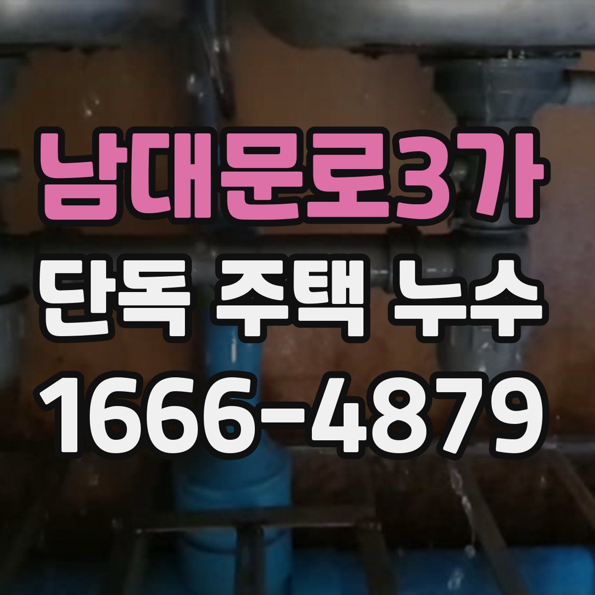 남대문로3가 단독 주택 누수