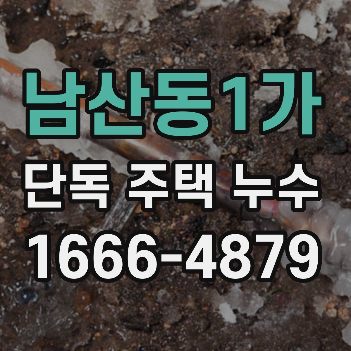 남산동1가 단독 주택 누수