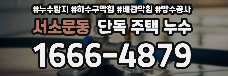 서소문동 단독 주택 누수