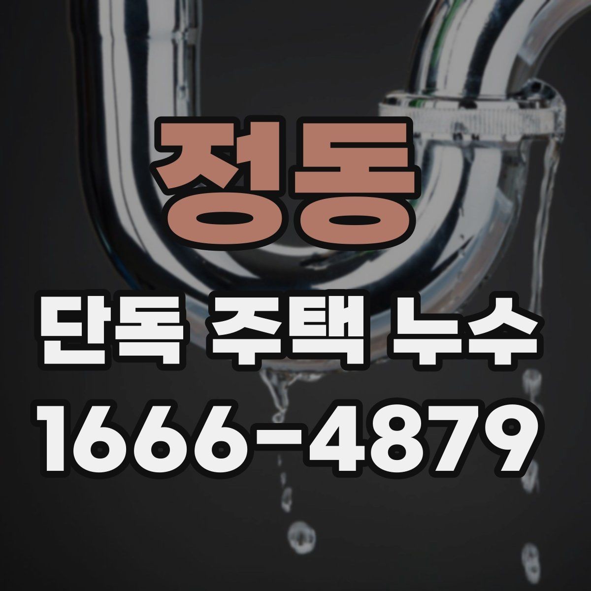 정동 단독 주택 누수 수리 비용 비교할 때 봐야 할 점