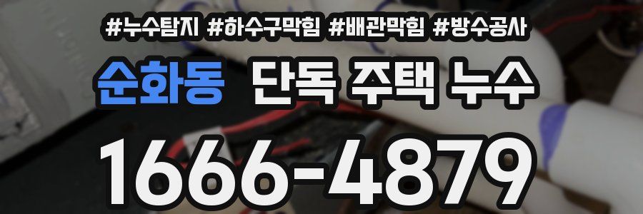 순화동 단독 주택 누수