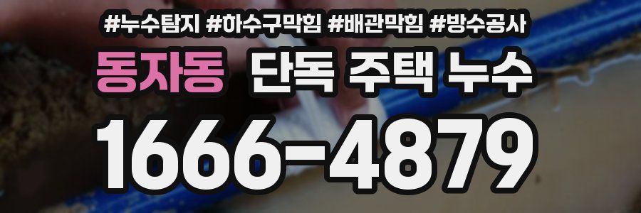 동자동 단독 주택 누수