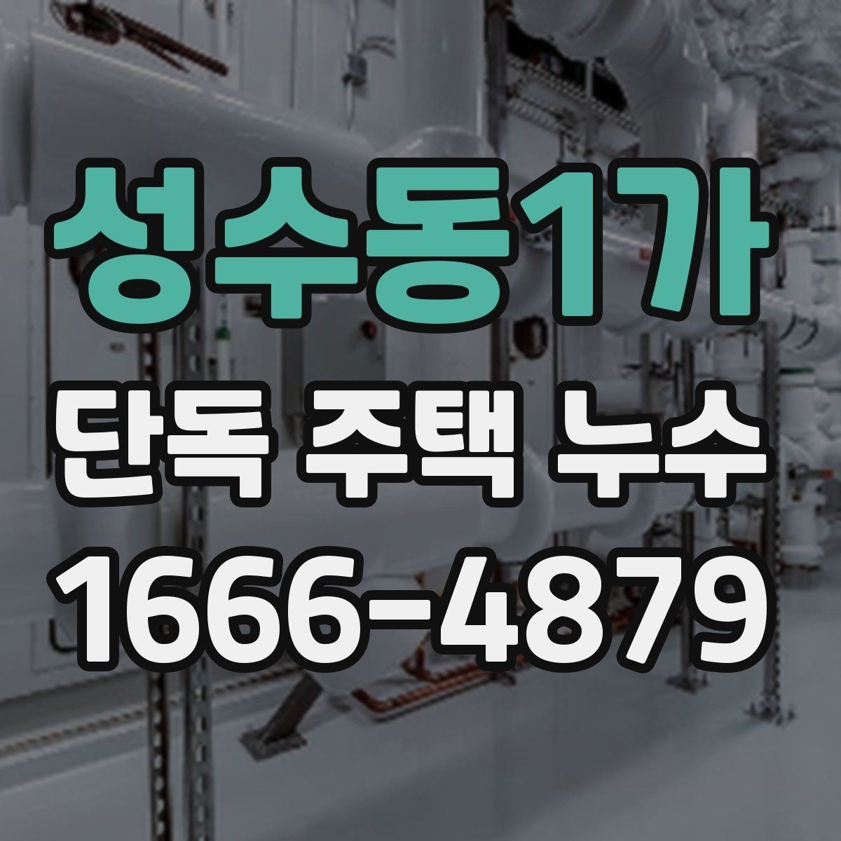 성수동1가 단독 주택 누수 보험 처리 전에 알아둘 내용