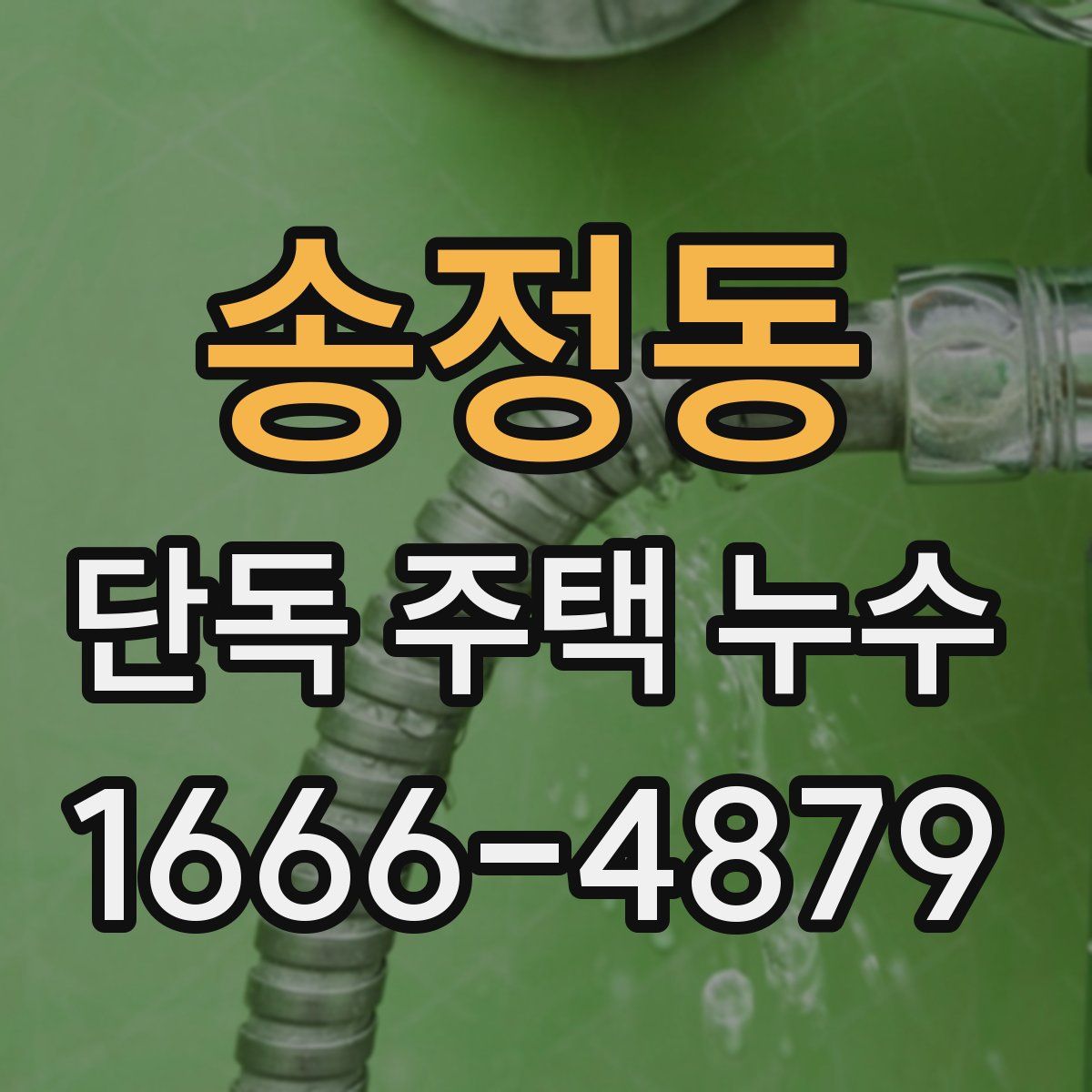 송정동 단독 주택 누수