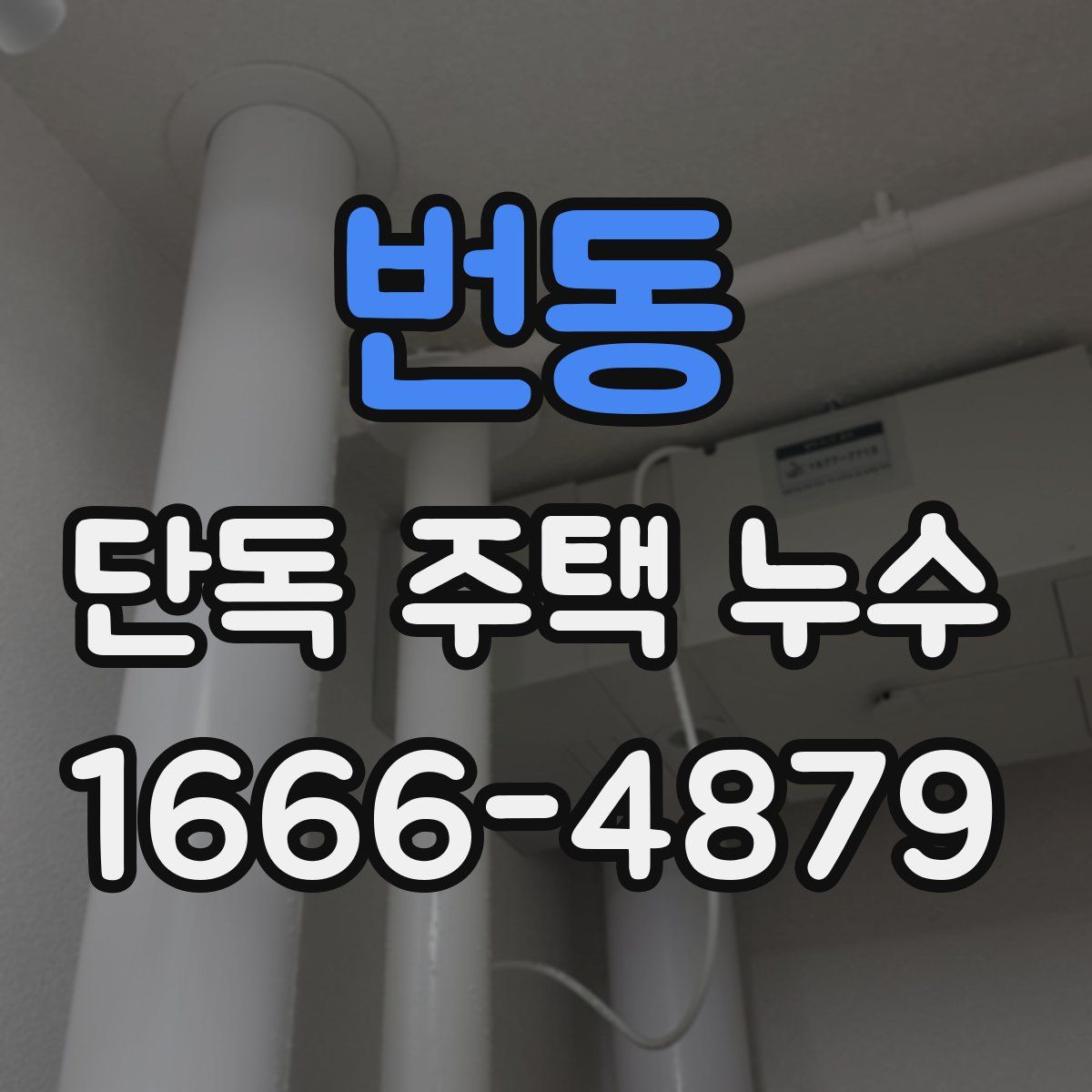 번동 단독 주택 누수