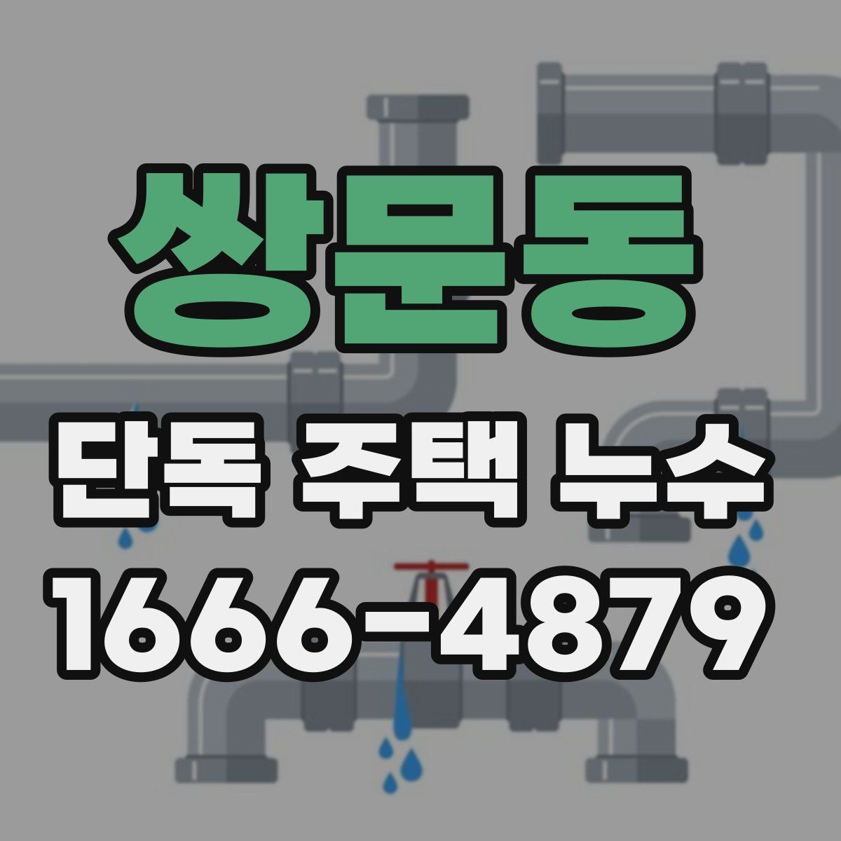 쌍문동 단독 주택 누수