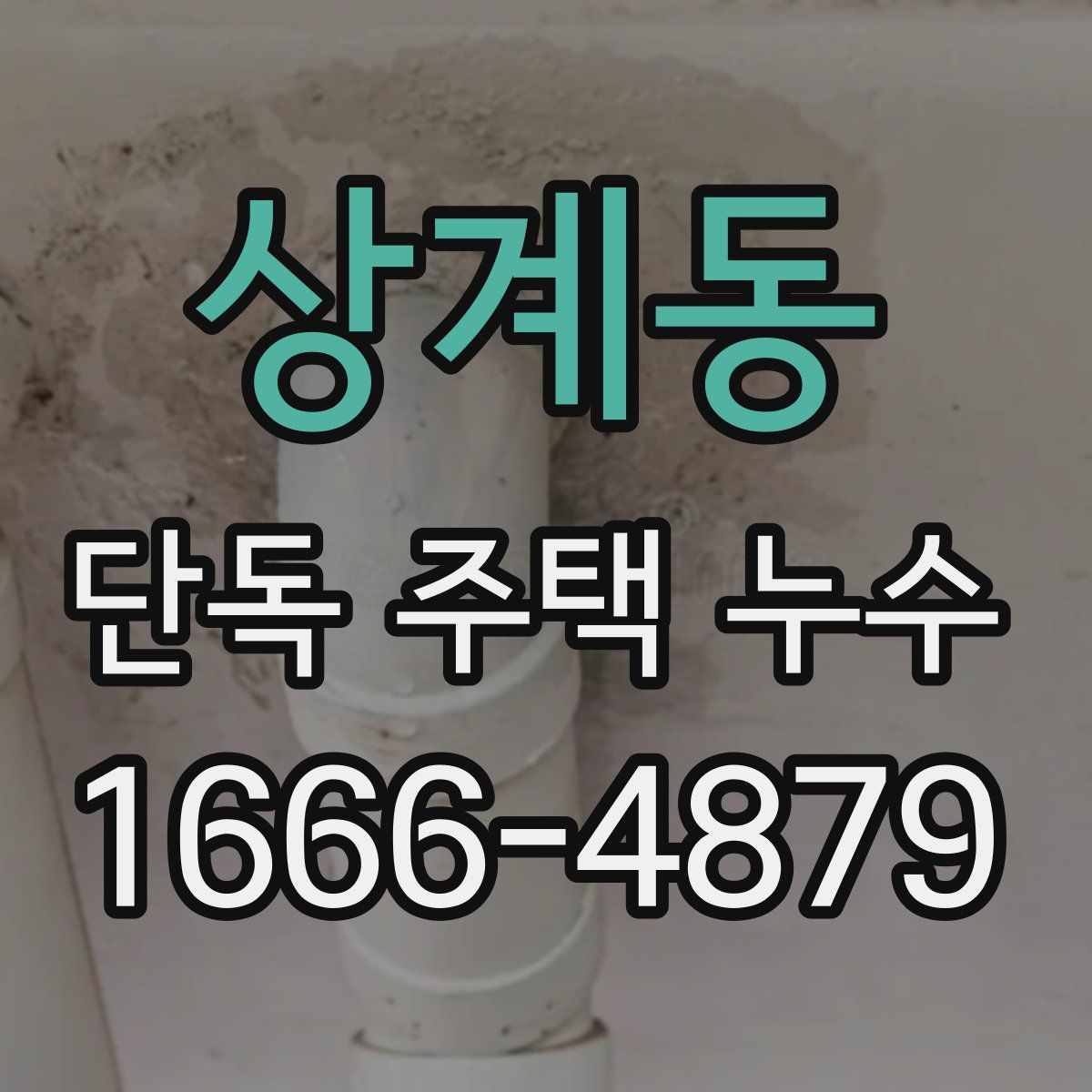 상계동 단독 주택 누수