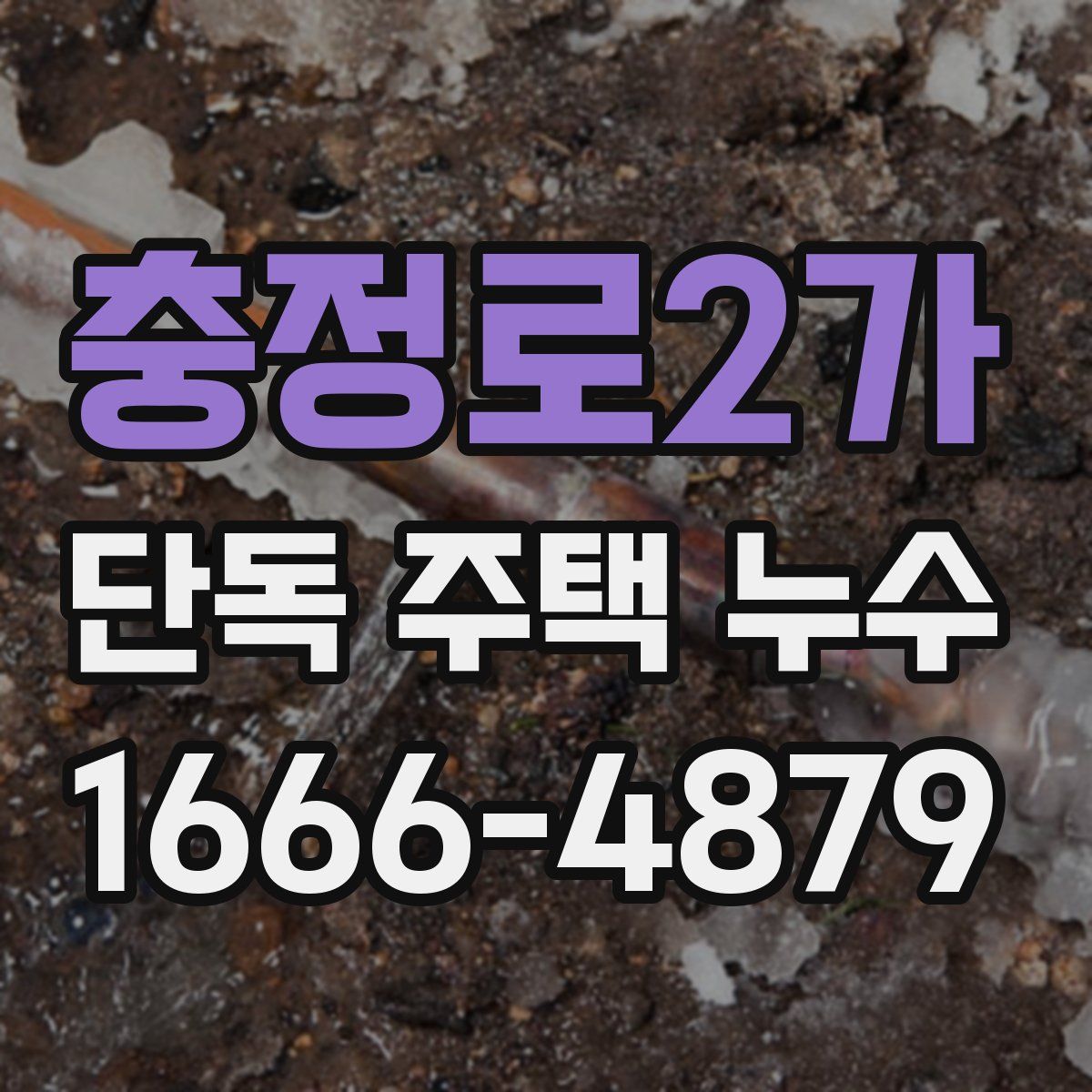 충정로2가 단독 주택 누수