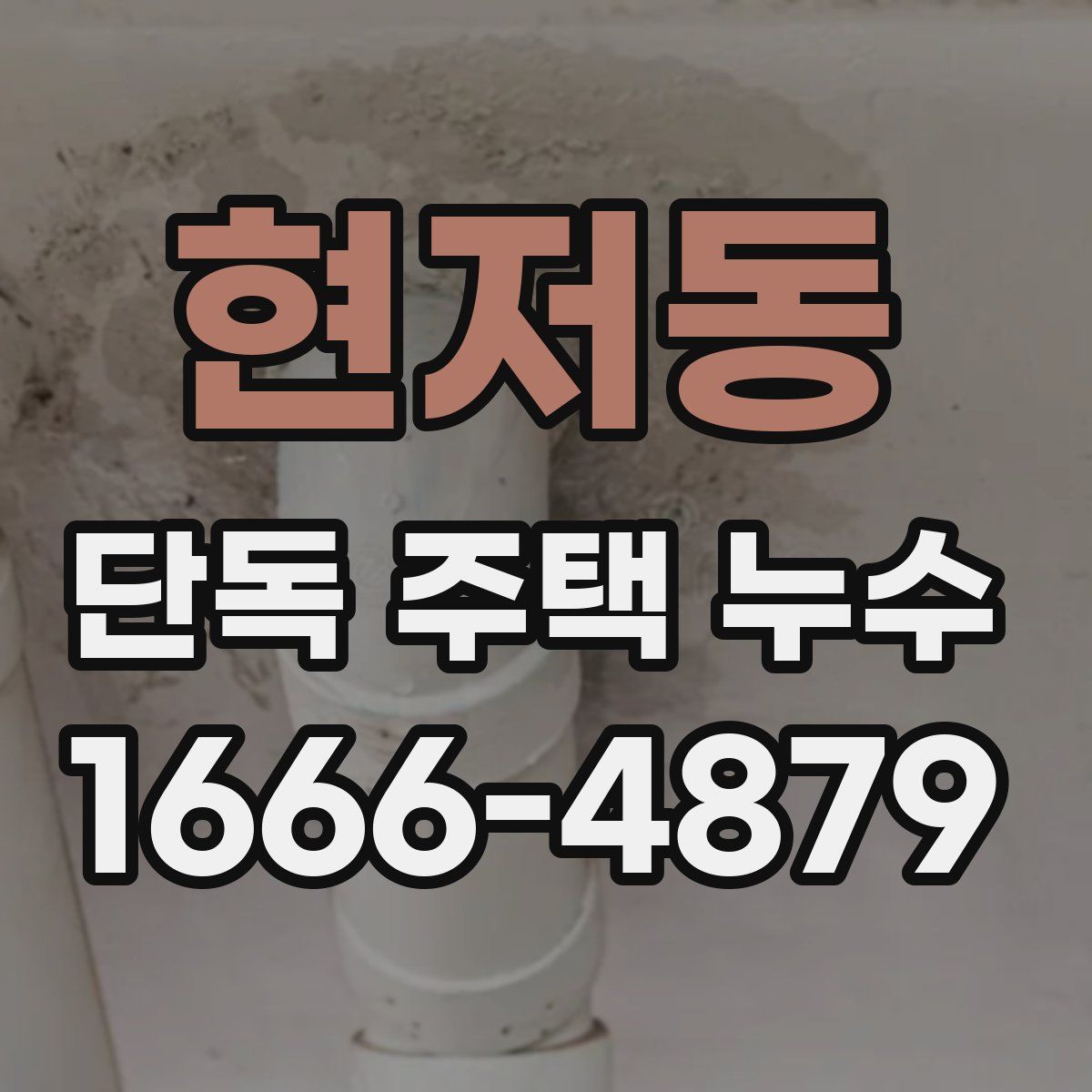 현저동 단독 주택 누수