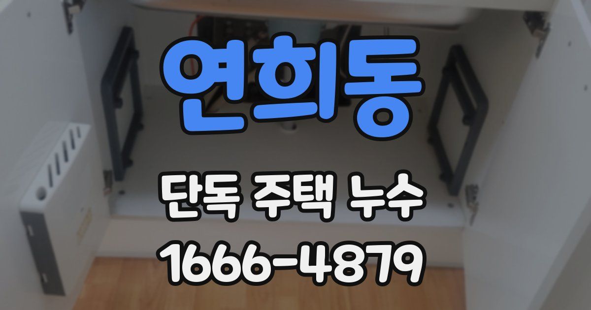 연희동 단독 주택 누수
