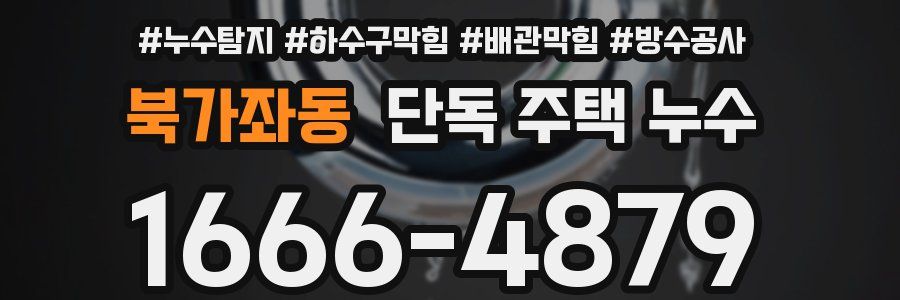 북가좌동 단독 주택 누수