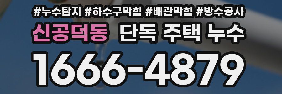신공덕동 단독 주택 누수