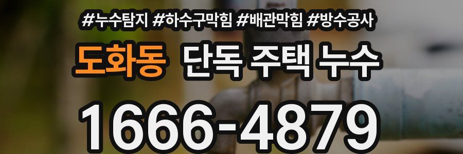 도화동 단독 주택 누수