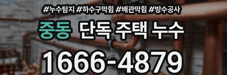 중동 단독 주택 누수