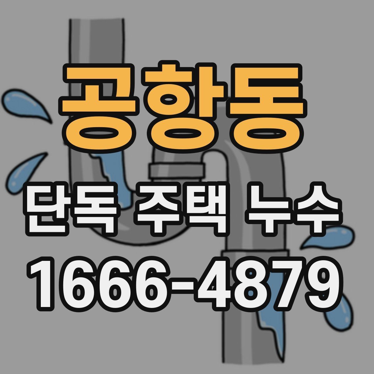 공항동 단독 주택 누수 배관 문제를 구분하는 법