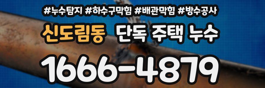 신도림동 단독 주택 누수