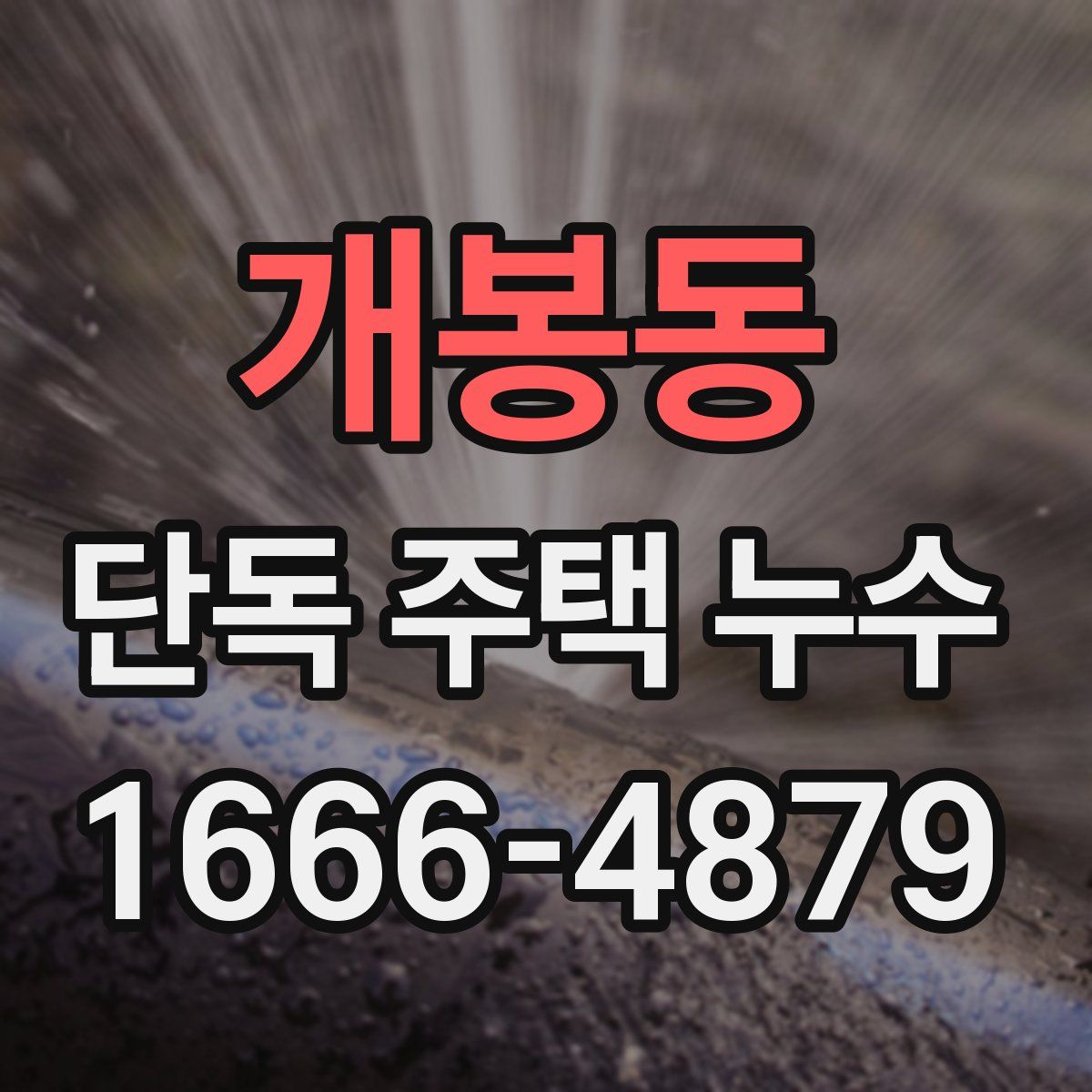 개봉동 단독 주택 누수