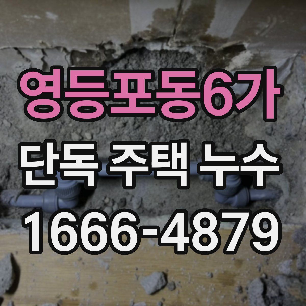 영등포동6가 단독 주택 누수