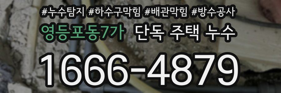 영등포동7가 단독 주택 누수