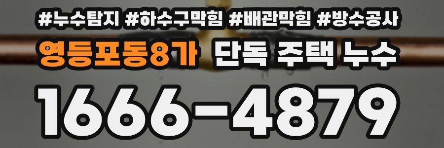 영등포동8가 단독 주택 누수