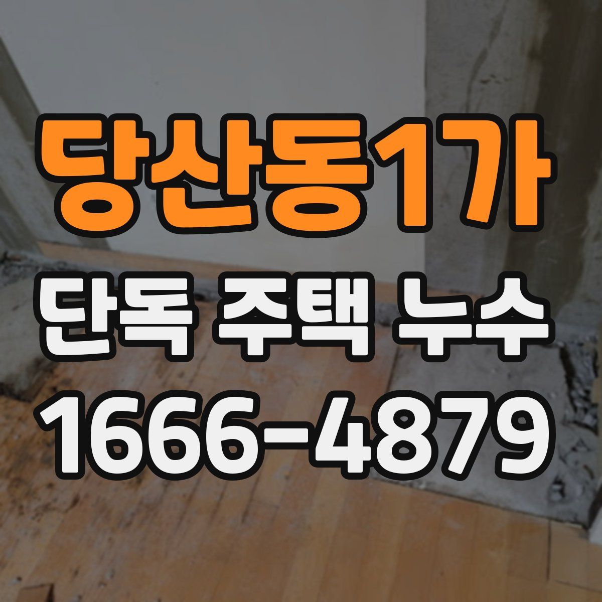 당산동1가 단독 주택 누수