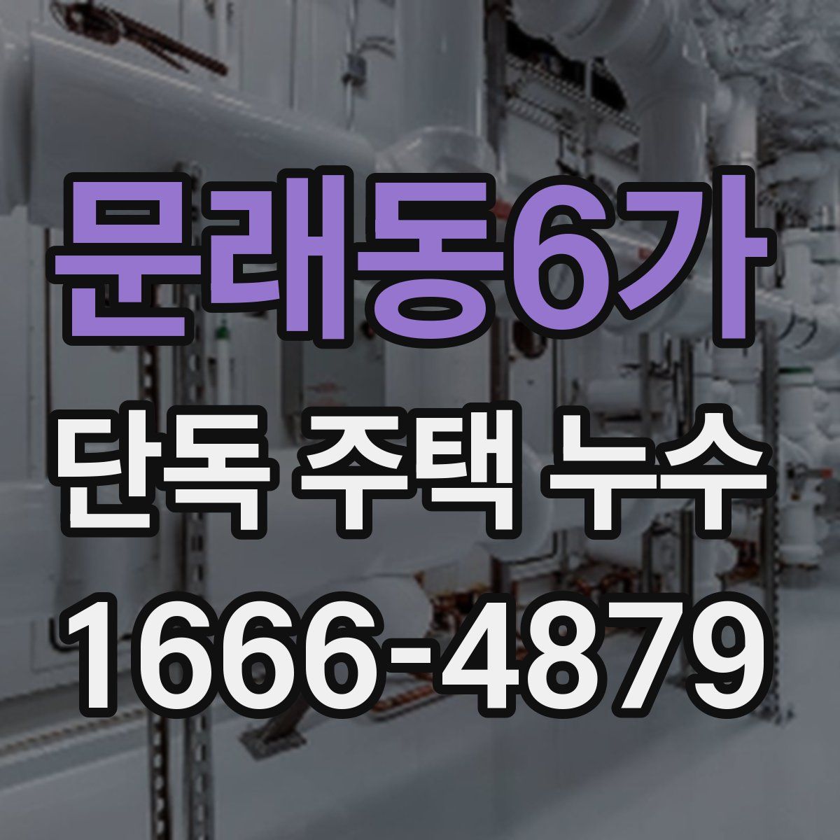 문래동6가 단독 주택 누수