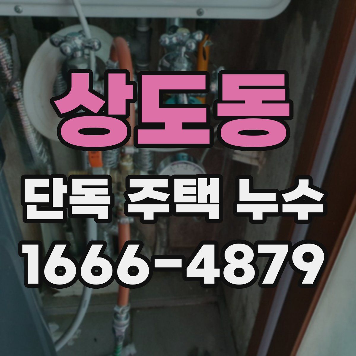 상도동 단독 주택 누수