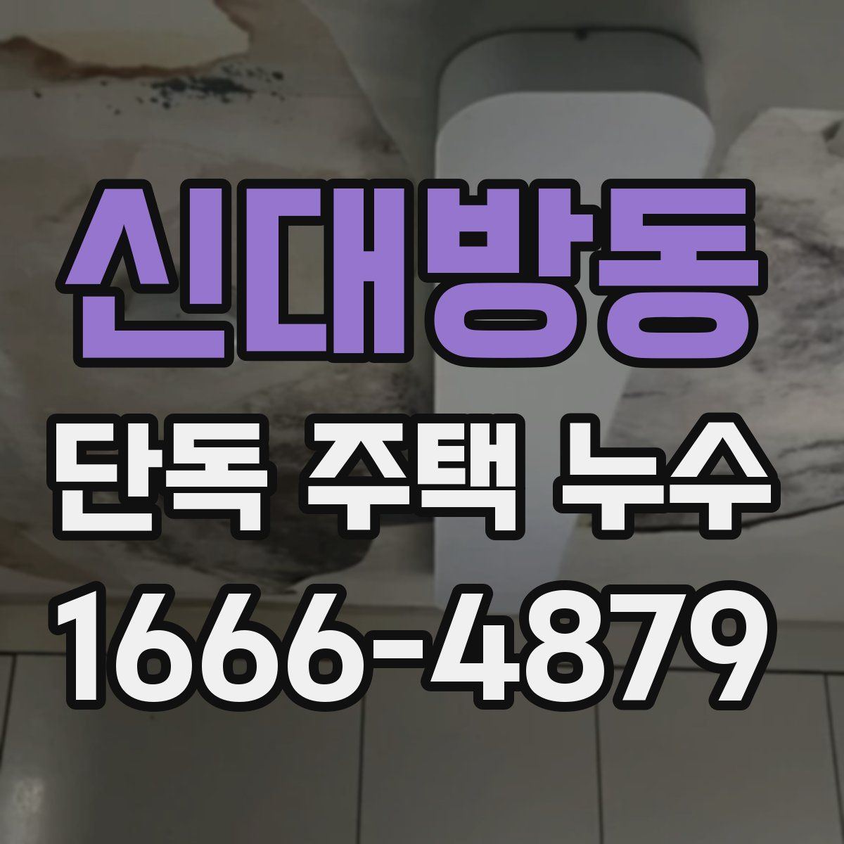 신대방동 단독 주택 누수