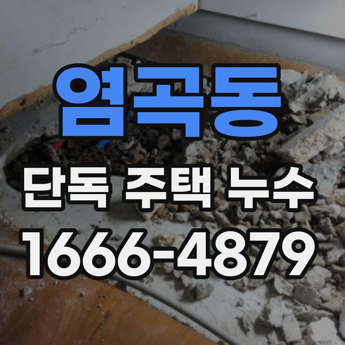 염곡동 단독 주택 누수