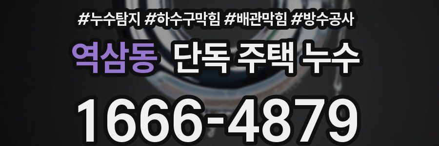 역삼동 단독 주택 누수