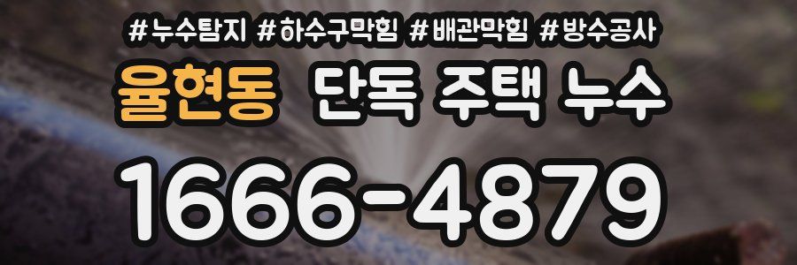 율현동 단독 주택 누수