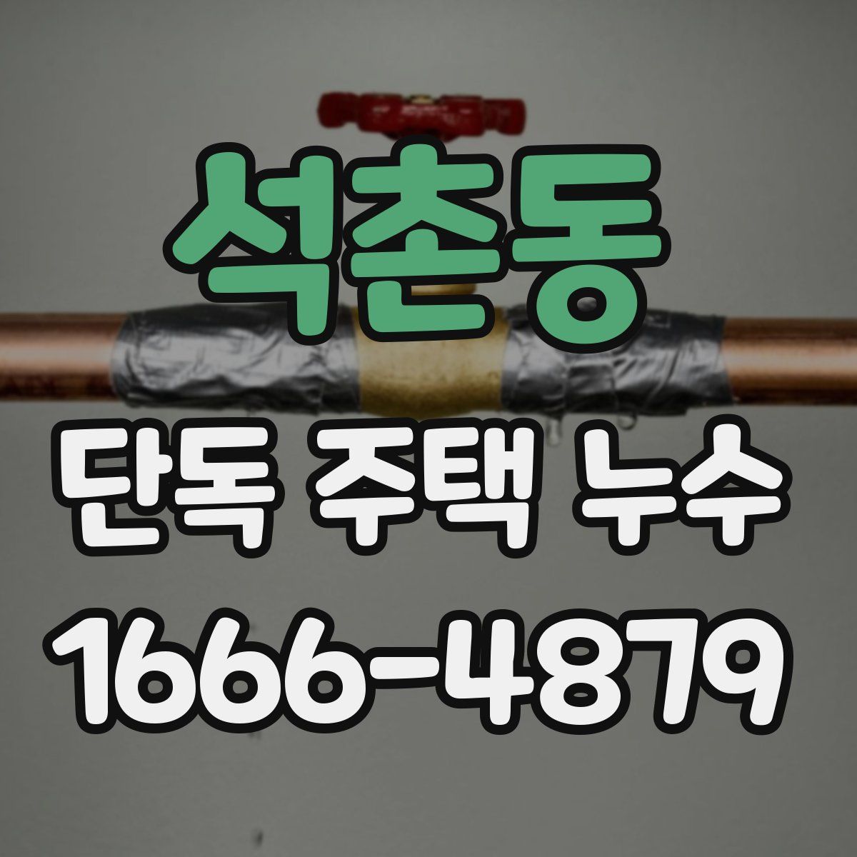 석촌동 단독 주택 누수