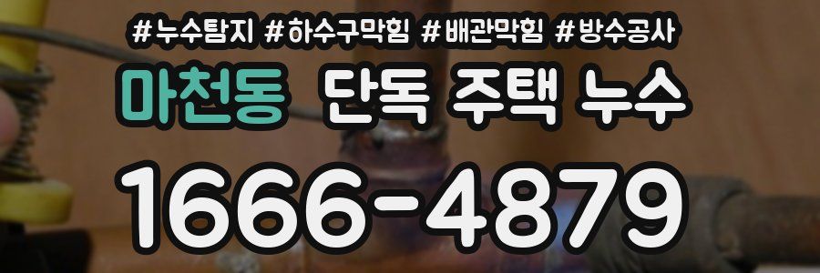 마천동 단독 주택 누수