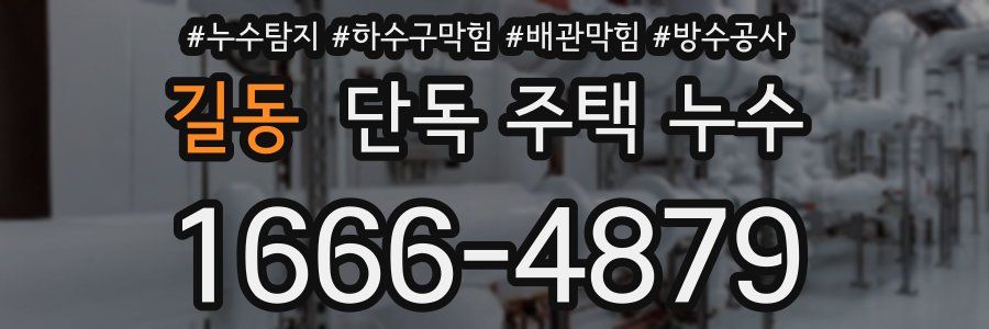 길동 단독 주택 누수