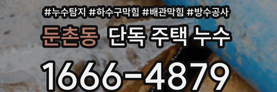 둔촌동 단독 주택 누수