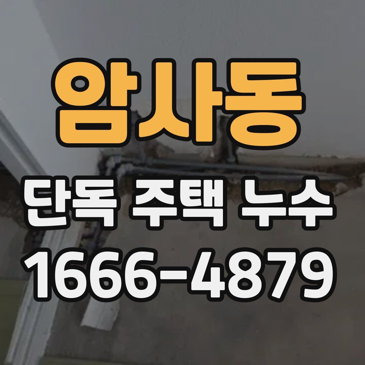 암사동 단독 주택 누수