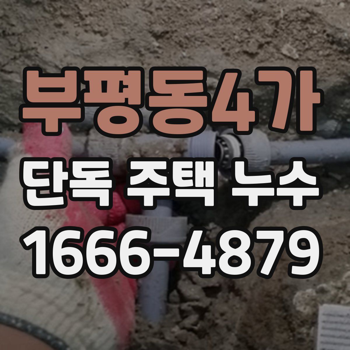 부평동4가 단독 주택 누수