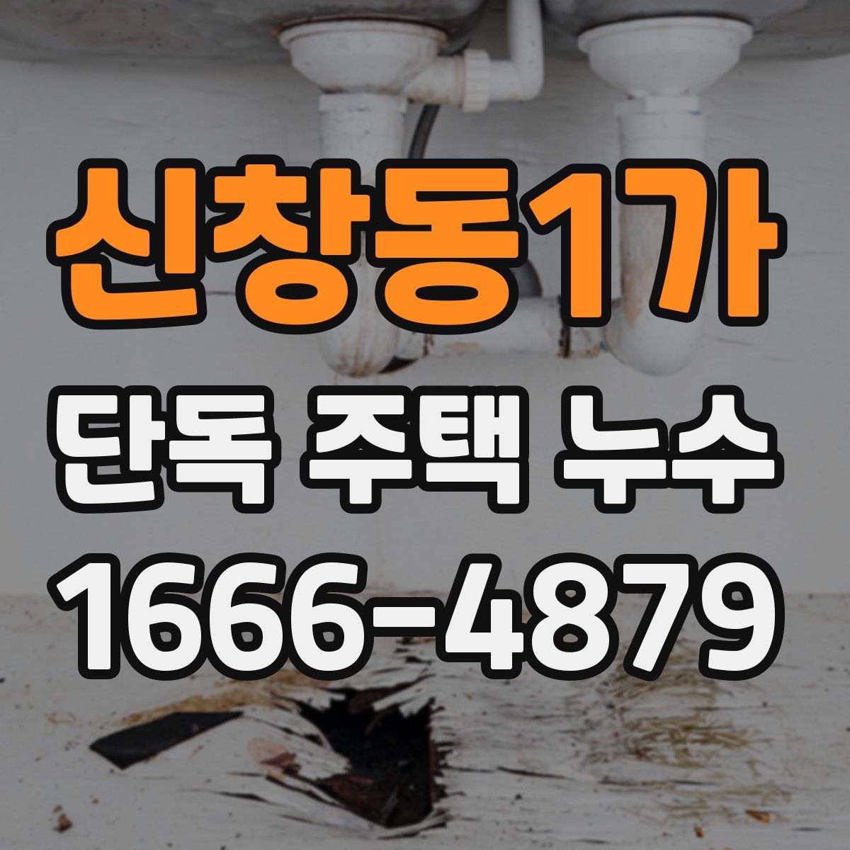 신창동1가 단독 주택 누수