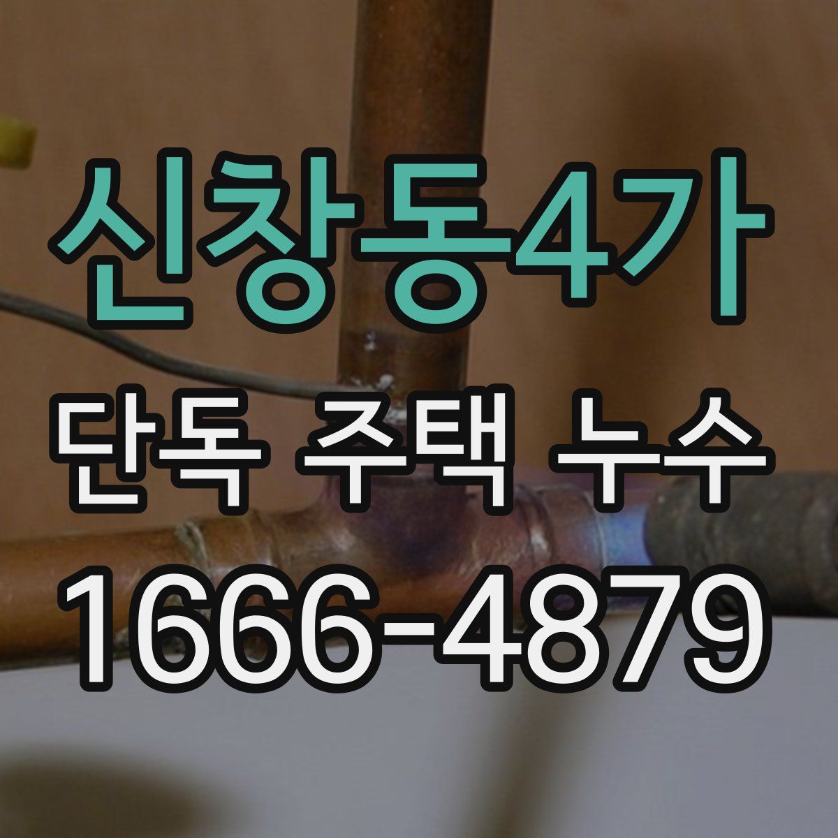 신창동4가 단독 주택 누수