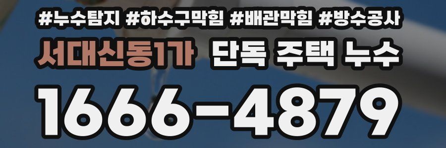 서대신동1가 단독 주택 누수