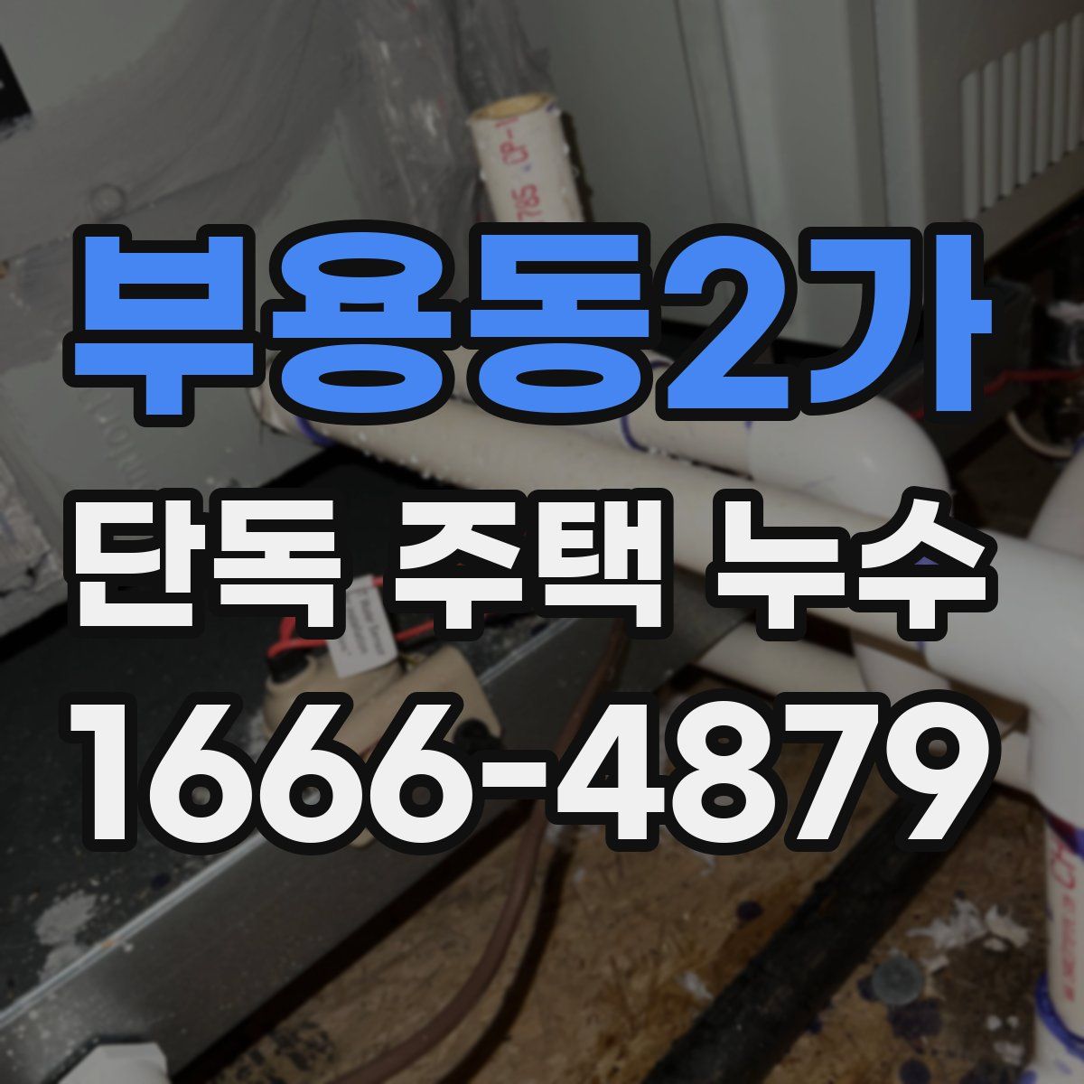 부용동2가 단독 주택 누수