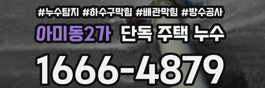 아미동2가 단독 주택 누수