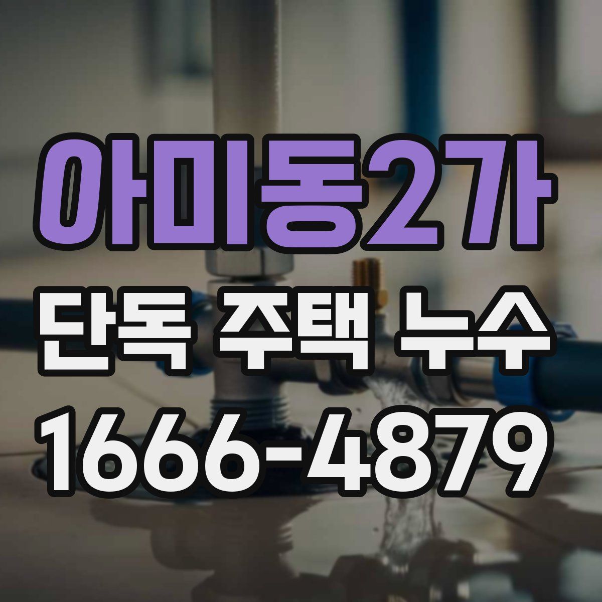 아미동2가 단독 주택 누수